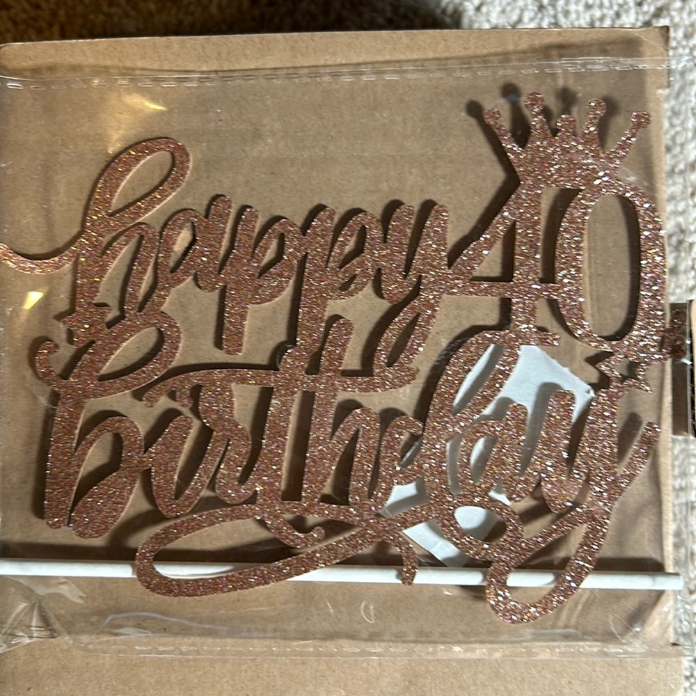 40th Birthday decor - Picture 2 of 5